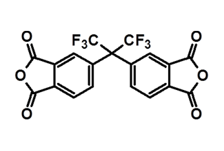 4,4'-(Hexafluoroisopropylidene) Diphthalic Anhydride (6FDA) 1107-00-2 C19H6F6O6