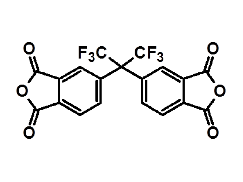 4,4'-(Hexafluoroisopropylidene) Diphthalic Anhydride (6FDA) 1107-00-2 C19H6F6O6