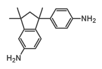 1-(4-Aminophenyl)-2,3-dihydro-1,3,3-trimethyl-1H-inden-5-amin (PIDA) 54628-89-6 C18H22N2