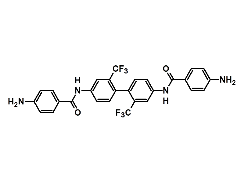 N,N'-(2,2'-Bis(Trifluoromethyl)-[1,1'-Biphenyl]-4,4'-Diyl)bis(4-Aminobenzamide) (AB-TFMB) 1449757-11-2 C28H20F6N4O2