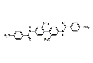 N,N'-(2,2'-Bis(Trifluoromethyl)-[1,1'-Biphenyl]-4,4'-Diyl)bis(4-Aminobenzamide) (AB-TFMB) 1449757-11-2 C28H20F6N4O2