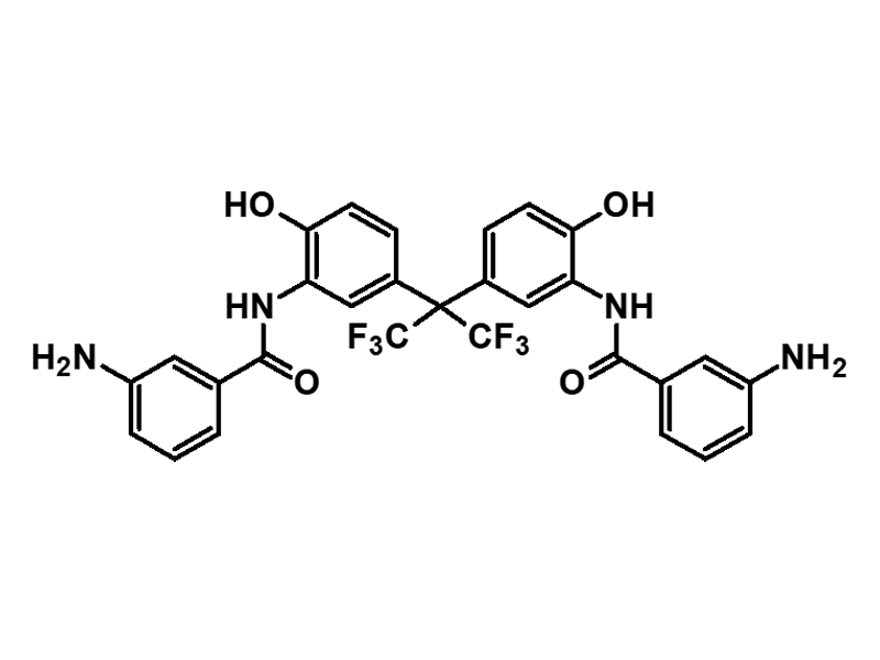 Benzamide, N,N'-[[2,2,2-Trifluoro-1-(Trifluoromethyl)ethylidene]bis(6-Hydroxy-3,1-Phenylene)]bis[3-Amino- (M-6FDAP) 220426-92-6 C27H26N2O2