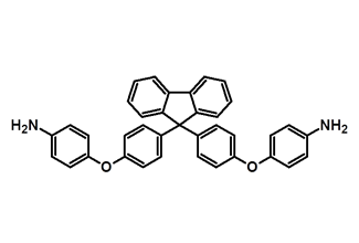 9,9-Bis[4-(4-Aminophenoxy)phenyl] Fluorene (BAOFL) 47823-88-1 C37H28N2O2