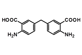 6,6'-Diaminodiphenylmethane-3,3'-Dicarboxylic Acid (MBAA) 7330-46-3 C15H14N2O4
