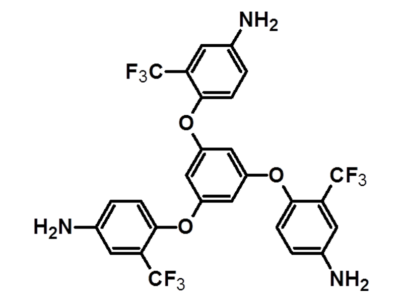 1,3,5-Tris(2-trifluoromethyl-4-aminophenoxy)benzene (TFAPOB) 934708-86-8 C27H18F9N3O3