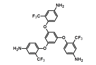 1,3,5-Tris(2-trifluoromethyl-4-aminophenoxy)benzene (TFAPOB) 934708-86-8 C27H18F9N3O3