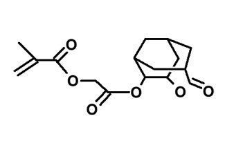 2-Methyl-2-Propenoic Acid 2-Oxo-2-[(5-Oxo-4-Oxatricyclo[4.3.1.13,8] undec-2-Yl)oxy]ethyl Ester (m111) 1338917-24-0 C16H20O6