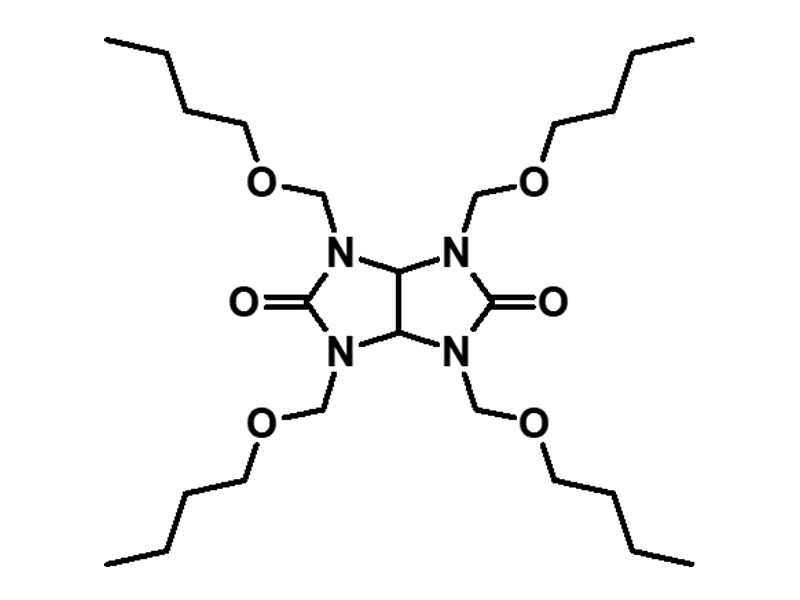 1,3,4,6-Tetrakis(butoxymethyl) tetrahydroimidazo[4,5-d] imidazole-2,5 (1H,3H)-dione 15968-37-3 C24H46N4O6
