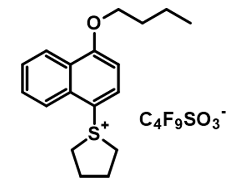 1-(4-Butoxy-1-Naphthalenyl)tetrahydro-Thiophenium Perfluorobutanesulfonate 209482-18-8 C22H23F9O4S2
