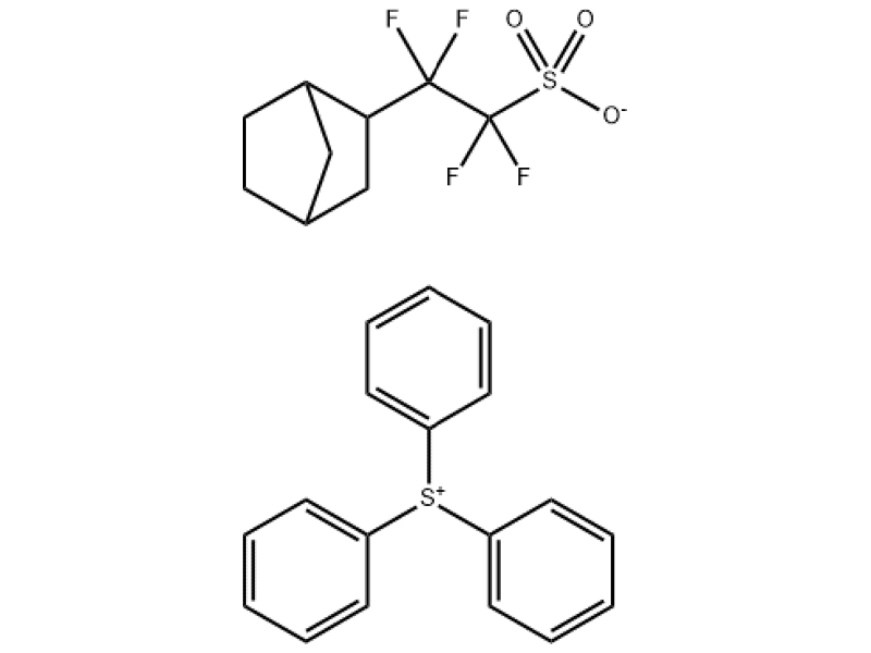Sulfonium, Triphenyl-, α,α,β,β-Tetrafluorobicyclo[2.2.1]heptane-2-Ethanesulfonic Acid (1:1) 474516-38-6 C27H26F4O3S2
