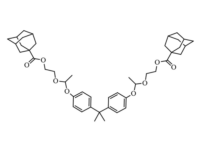 Tricyclo[3.3.1.13,7] decane-1-Carboxylic Acid, 1,1'-[(1-Methylethylidene) bis (4,1-Phenyleneoxyethylideneoxy-2,1-Ethanediyl)] Ester 836684-46-9 C45H60O8