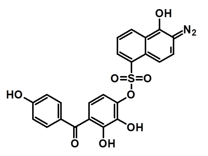 2,3,4,4'-Tetrahydroxybenzophenone 1,2-Naphthoquinonediazido-5-Sulfonate 107761-81-9 C23H15N2O8S