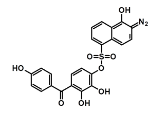 2,3,4,4'-Tetrahydroxybenzophenone 1,2-Naphthoquinonediazido-5-Sulfonate 107761-81-9 C23H15N2O8S