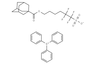 Triphenylsulfonium 1,1,2,2-Tetrafluoro-6-(1-Adamantanecarbonyloxy)hexane-1-Sulfonate 1204700-15-1 C18H15S2C17H23F4O5S