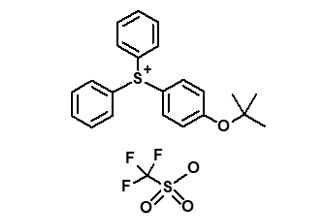 Sulfonium, [4-(1,1-Dimethylethoxy) phenyl]diphenyl-, 1,1,1-Trifluoromethanesulfonate (1:1) 157089-26-4 C23H23F3O4S2
