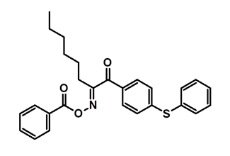 1-[4-(Phenylthio)phenyl]-1,2-Octanedione 2-(O-Benzoyloxime) 253585-83-0 C27H27NO3S