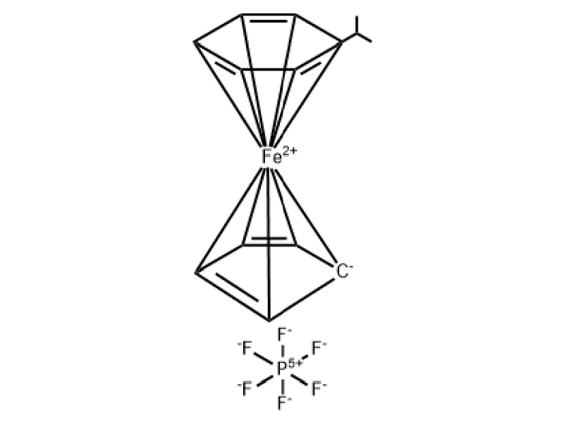 Iron(1+), (.Eta.5-2,4-Cyclopentadien-1-Yl)(1,2,3,4,5,6-.Eta.)-(1-Methylethyl)benzene-, Hexafluorophosphate(1-) 32760-80-8 C14H7F6FeP