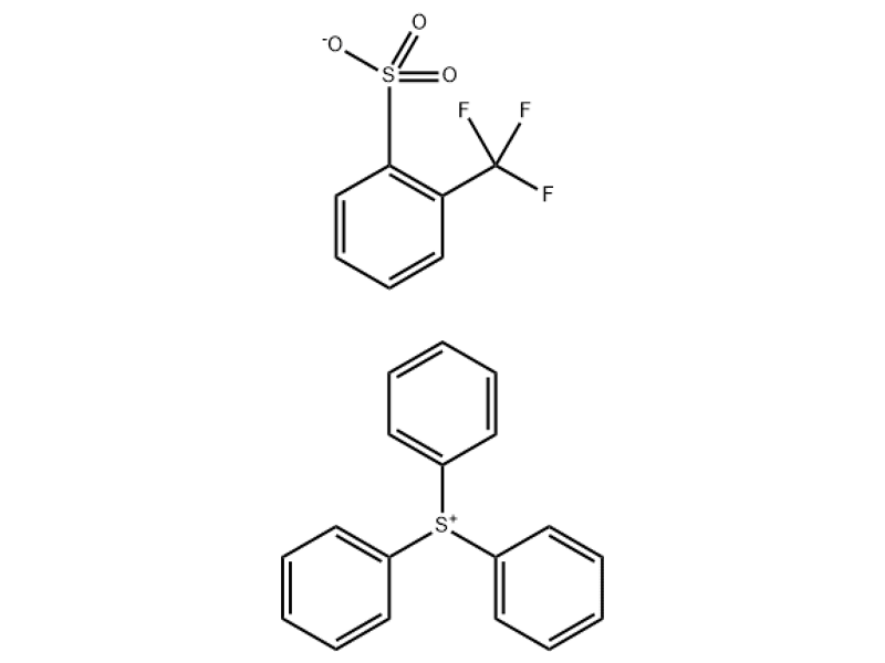 Triphenylsulfonium o-trifluoromethylbenzene sulfonate 425670-97-9 C25H19F3O3S2