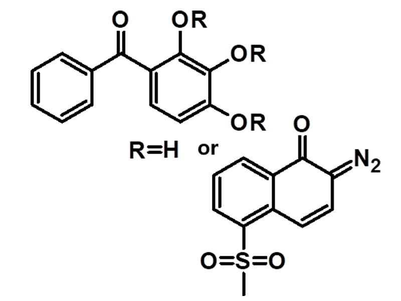 2,3,4-Trihydroxybenzophenone Naphthoquinone-1,2-Diazido-5-Sulfonate 68510-93-0 C23H16N2O8S