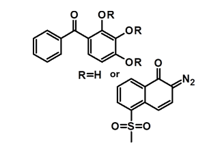 2,3,4-Trihydroxybenzophenone Naphthoquinone-1,2-Diazido-5-Sulfonate 68510-93-0 C23H16N2O8S