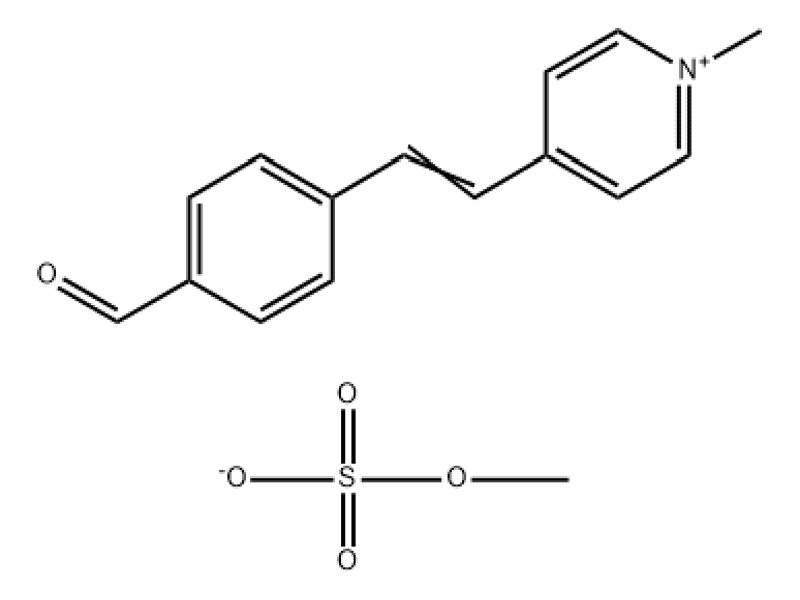 N-Methyl-4-(P-Formylstyryl)pyridinium Methylsulfate 74401-04-0 C16H17NO5S