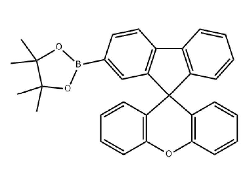 4,4,5,5-Tetramethyl-2-(Spiro[fluorene-9,9'-Xanthene]-2-Yl)-1,3,2-Dioxaborolane 1160862-12-3 C31H27BO3