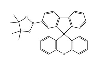 4,4,5,5-Tetramethyl-2-(Spiro[fluorene-9,9'-Xanthene]-2-Yl)-1,3,2-Dioxaborolane 1160862-12-3 C31H27BO3
