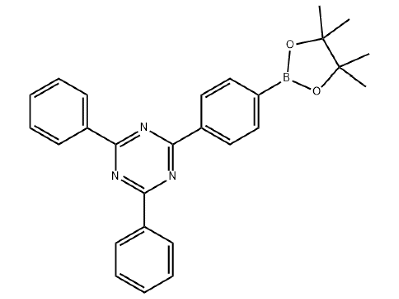 2,4-Diphenyl-6-[4-(4,4,5,5-Tetramethyl-1,3,2-Dioxaborolan-2-Yl)phenyl]-1,3,5-Triazine 1219956-23-6 C27H26BN3O2