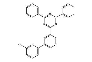2-(3'-Chloro[1,1'-Biphenyl]-3-Yl)-4,6-Diphenyl-1,3,5-Triazine 1443049-83-9 C27H18ClN3