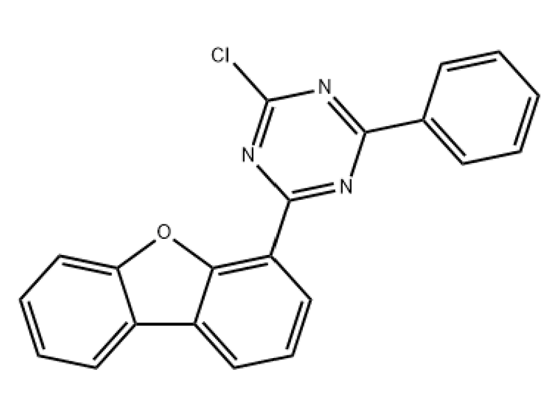2-Chloro-4-Dibenzofuran-4-Yl-6-Phenyl-[1,3,5]triazine 1472729-25-1 C21H14ClN3