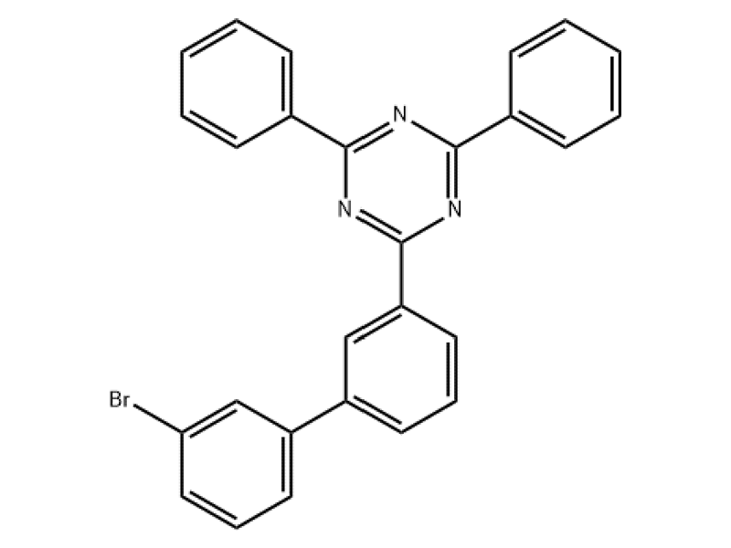 2-{3'-Bromo-[1,1'-Biphenyl]-3-Yl}-4,6-Diphenyl-1,3,5-Triazine 1606981-69-4 C27H18BrN3