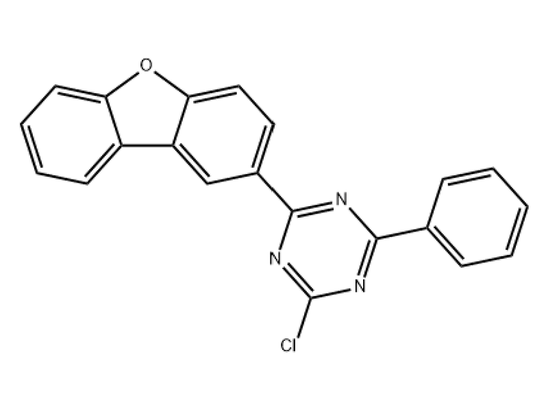2-Chloro-4-(Dibenzo[b,D]furan-2-Yl)-6-Phenyl-1,3,5-Triazine 1618107-00-8 C21H12ClN3O