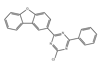 2-Chloro-4-(Dibenzo[b,D]furan-2-Yl)-6-Phenyl-1,3,5-Triazine 1618107-00-8 C21H12ClN3O