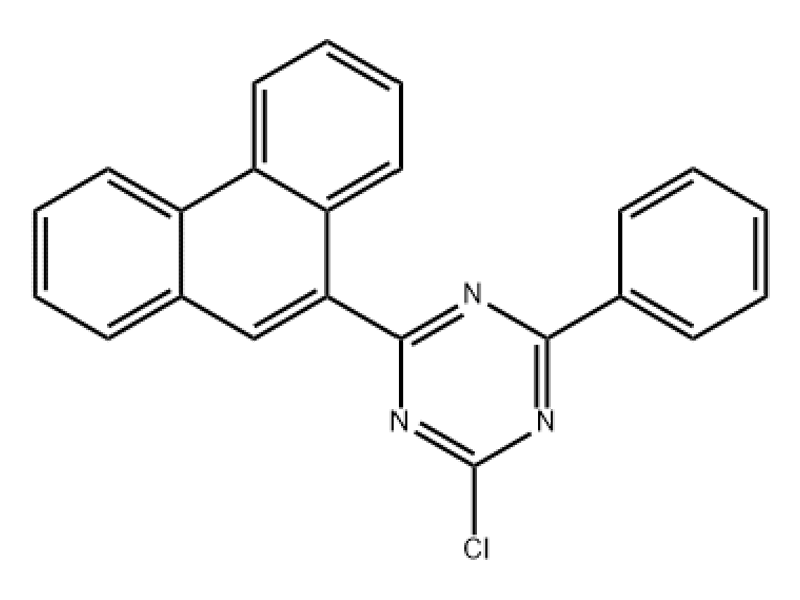 1,3,5-Triazine, 2-Chloro-4-(9-Phenanthrenyl)-6-Phenyl- 1821147-80-1 C23H14ClN3
