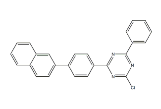 2-Chloro-4-(4-(Naphthalen-2-Yl)phenyl)-6-Phenyl-1,3,5-Triazine