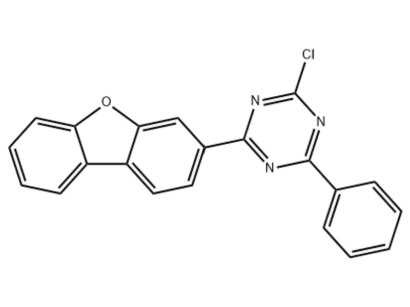 2-Chloro-4-(Dibenzo[b,D]furan-3-Yl)-6-Phenyl-1,3,5-Triazine 2142681-84-1 C21H12ClN3O