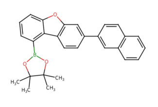 4,4,5,5-Tetramethyl-2-(7-(Naphthalen-2 Yl)dibenzo[b,D]furan-1-Yl)-1,3,2-Dioxa Borolane
