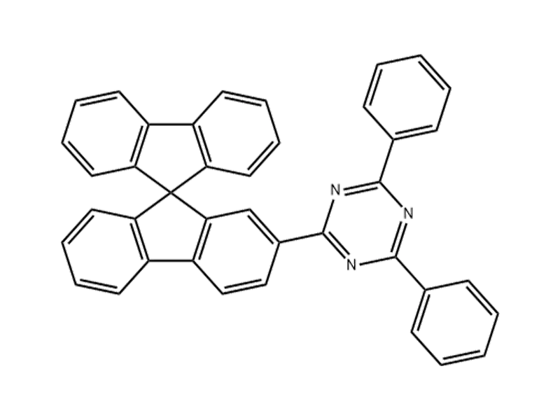 1,3,5-Triazine, 2,4-diphenyl-6-(9,9'-spirobi[9H-fluoren]-2-yl)- 1207176-84-8 C40H25N3