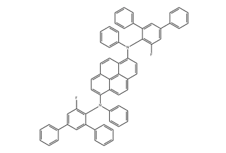 1,6-Pyrenediamine, N1,N6-bis(5'-fluoro[1,1':3',1''-terphenyl]-4'-yl)-N1,N6-diphenyl- 1228525-73-2 C64H42F2N2