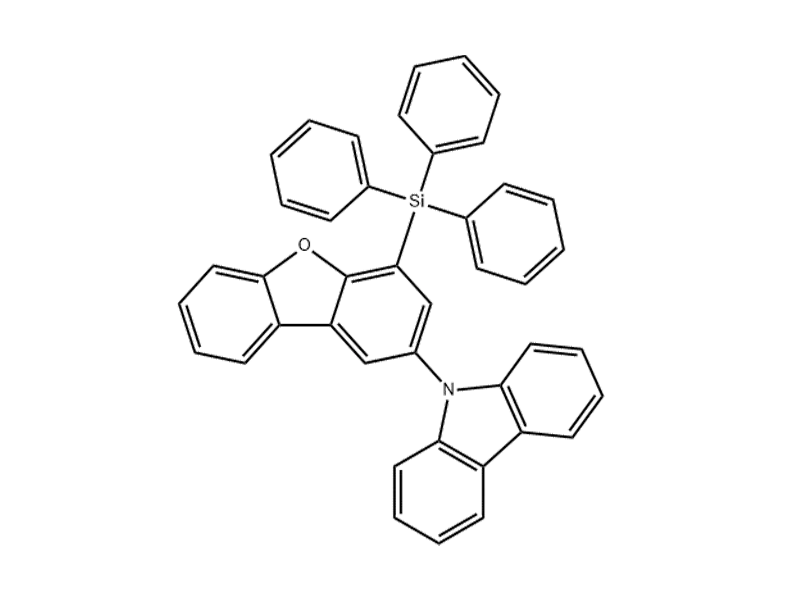 9H-Carbazole, 9-[4-(triphenylsilyl)-2-dibenzofuranyl]-1234996-95-2 C42H29NOSi