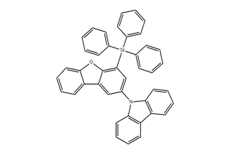 9H-Carbazole, 9-[4-(triphenylsilyl)-2-dibenzofuranyl]-1234996-95-2 C42H29NOSi