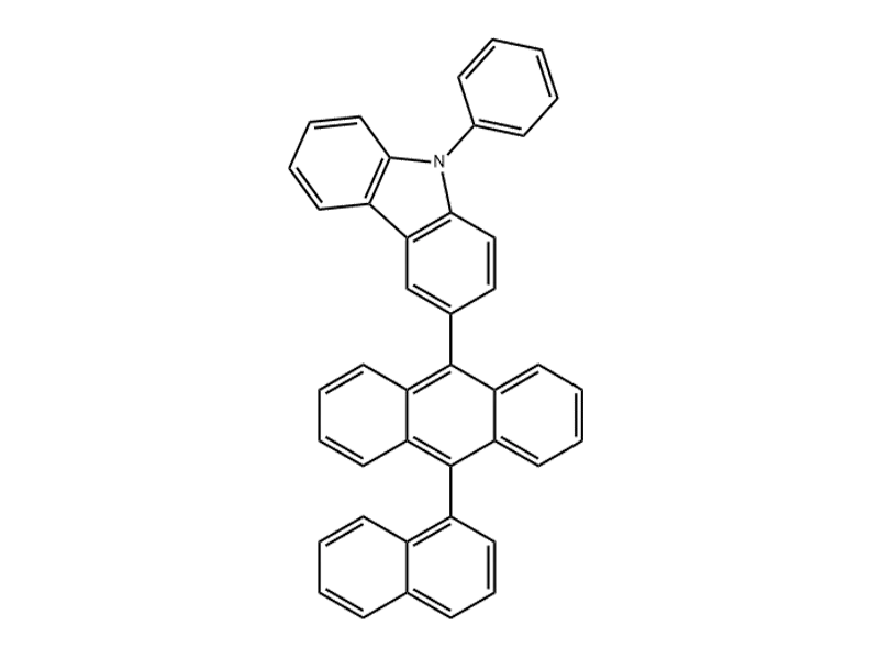 9-(9-phenylcarbazole-3-yl)-10-(naphthalene-1-yl)anthracene 1261580-75-9 C42H27N