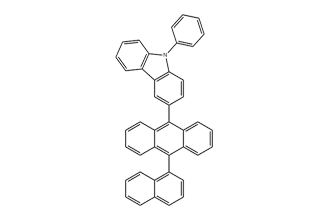 9-(9-phenylcarbazole-3-yl)-10-(naphthalene-1-yl)anthracene 1261580-75-9 C42H27N