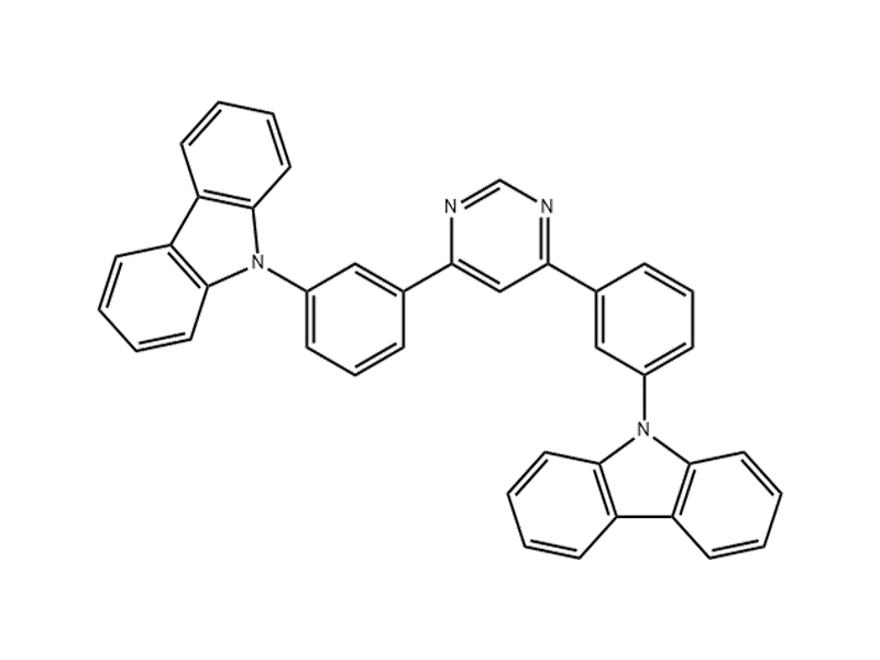 4,6-Bis(3-(9H-carbazol-9-yl)phenyl)pyrimidine 1262678-77-2 C40H26N4