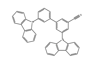5,3'-Bis-carbazol-9-yl-biphenyl-3-carbonitrile 1327163-09-6 C37H23N3