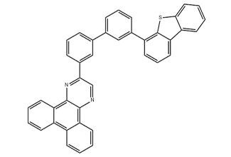 Dibenzo[f,h]quinoxaline, 2-[3'-(4-dibenzothienyl)[1,1'-biphenyl]-3-yl]- 1332748-57-8 C40H24N2S