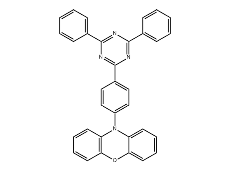 10-(4-(4,6-Diphenyl-1,3,5-triazin-2-yl)phenyl)-10H-phenoxazine 1411910-25-2 C33H22N4O