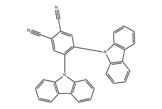 4,5-Bis(carbazol-9-yl)-1,2-dicyanobenzene 1416881-50-9 C32H18N4
