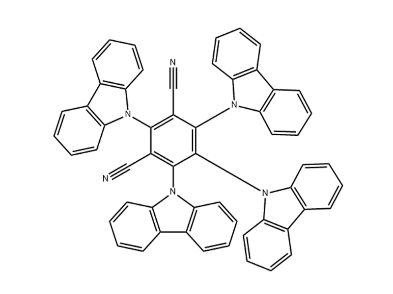 2,4,5,6-Tetra(9H-carbazol-9-yl)isophthalonitrile 1416881-52-1 C56H32N6