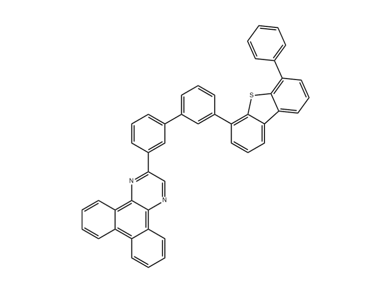 Dibenzo[f,h]quinoxaline, 2-[3'-(6-phenyl-4-dibenzothienyl)[1,1'-biphenyl]-3-yl]- 1456720-50-5 C46H28N2S